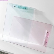 RADIANTBEAM Transparent A4 Clipboard, Document Folder Writing Sheet Pad A4 File Folder Organizer, Wr