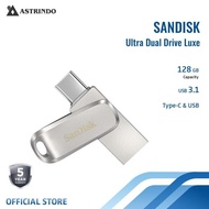 SanDisk Ultra Dual USB Silver 128GB USB-C USB 3.1 - (SDDDC4-128G-G46)