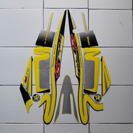 Yamaha F1zr Caltex Edition Yellow Motorcycle Striping Sticker