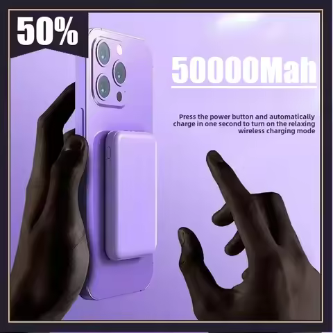 Hot Style brand Power Bank 50000mAh store MagSafe Magnetic Power Bank Wireless Outdoor Power Bank Mi