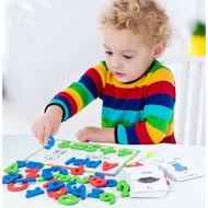 Magnetic ABC Puzzle Numbers Block/Magnetic Whiteboard