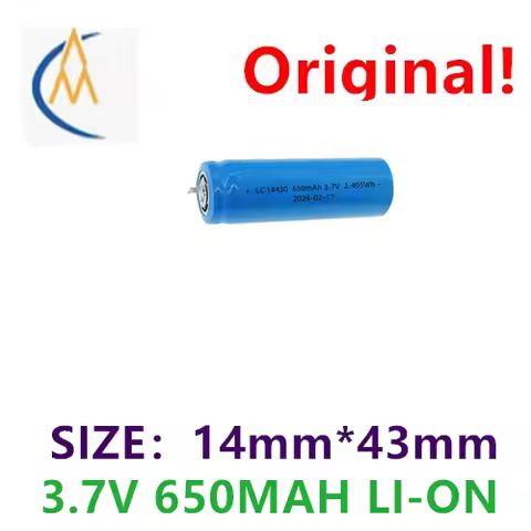 buy more will cheap 14430 lithium battery with nickel sheet 3.7V ternary 650mAh rechargeable lithium