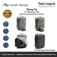 Peak Design Ultra-Packable 45L Rain Fly (WATERPROOF) (BTR-RF-45-BK-1) 45L rainfly