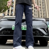 3V3 American Woven Sports Trousers Men Thin Loose Straight Quick-Drying Fitness Training Basketball 