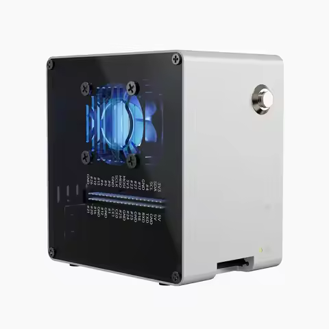 Pironman 5-Mini NVMe M.2 SSD PCIe 2.0/3.0 Mini PC Case for Raspberry Pi 5, Hailo-8L, AI Agent OpenCl