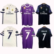 retro Issue 16 17 real madrid CR7 RONALDO soccer jerseys football shirt men