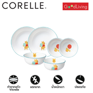 Corelle Set Pooh and Balloon จานอาหาร จานแก้ว ชามอาหาร จำนวน 6 ชิ้น [C-6E-POOH2-SS]