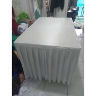 Square table cover square table wrap size L.160cm x W.80cm x H.80cm