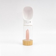 MERCI COLLECTIVE Urban Oasis - Rose Quartz Infused Water Bottle 300ml丨4 Crystal Available Green Aventurin