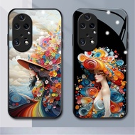 exquisite Huawei P Series glass phone case P50pro P20 P20pro P30 P30lite P40 P40pro P30pro P8 P20lit