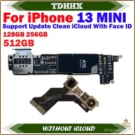 Motherboard Working For Phone 13 Mini Motherboard With Face ID For iPhone 13mini Logic Board No iClo