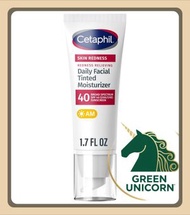 舒特膚 Cetaphil舒紅修護日霜 SPF 40 ， 緩解紅腫面乳，抗紅面乳，舒緩泛紅日常臉部保濕霜，日間臉部保濕防曬霜，專為敏感肌設計，適用於易發紅及敏感肌膚，不會過度乾燥，50 毫升，加拿大製造