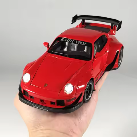 1:22 Porsche RWB 993 Targa 911 Supercar Alloy Model Alloy Car Model High Simulation Home Trendy Orna
