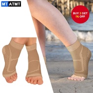 Ankle Brace Compression Sleeve - Alleviates Achilles Tendonitis & Joint Pain | Plantar Fasciitis Soc