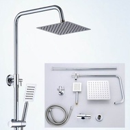 ชุดฝักบัว ฝักบัวอาบน้ำ Rain Shower วัสดุสแตนเลสSUS304 และ ABS ชุดฝักบัวอาบน้ำครบชุด ทรงกลมและทรงสี่เ