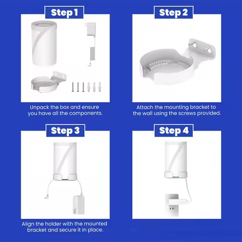 Router Wall Mount Bracket Suitable for TP Link Deco BE63/BE65/BE10000 Mesh Wifi7 Router Saving Space