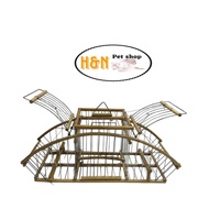 JEBAK BURUNG SANGKAR SERINDIT ROTAN PINTU