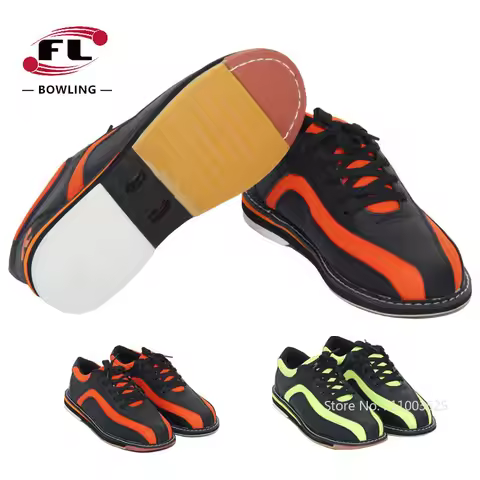 Professional Bowling Shoes Men and Women Competitive Bowling Sneakers Right Hand Non-slip Training S