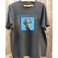 READY STOCK! Baju T Shirt Lelaki Retro Depeche Mode Band Charcoal Cotton S-5XL