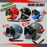 MS88 SGV 88 HELMET 100% ORIGINAL & Visor BKP 323 Visor Bikko Visor Bogo 2 Tone Tinted Smoke Rainbow 