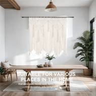 Macrame Wall Hanging Handwoven Bohemian Cotton Rope Boho Tapestry Home Decor