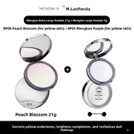 MENOW | Oil Control & Skin Care Compact Powder 21g + Setting Powder 9g