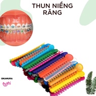 Multi-colored braces elastics, braces elastics, single braces elastics, braces elastics