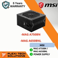 Flexi tech MSI MAG A750BN /A650BNL PCIe5.0 80+ Bronze Power Supply