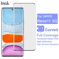 Imak Oppo Reno 11 Pro 5G Tempered Glass Oppo Reno11 5G 3D Curved Full Cover Screen Protector Film
