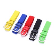 Youth Elastic Baseball Belt Elastic Softball Elastic Belt Fashion Decorative Alloy Belt Wholesale