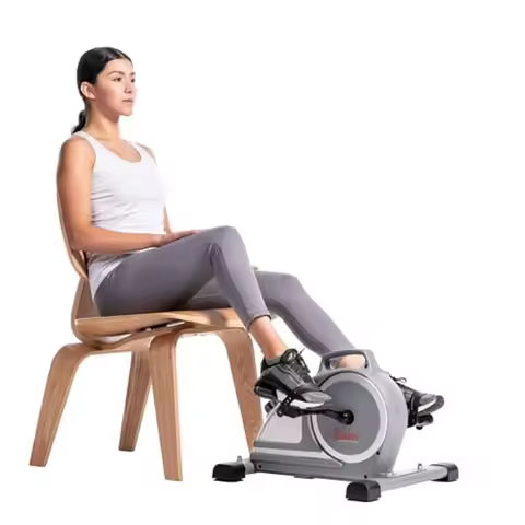 Under-Desk Bike Trainer for Seniors with Arm/Leg Cardio Workout Magnetic Motorized Mini Exercise Mac