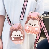 Phone Case for iphone 14 pro max 13 12 mini 11 X XS XR 5 6 S 7 8 PLUS SE 2020 Cartoon Plush Mickey a