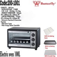 "BUTTERFLY" ELECTRIC OVEN 100L- Code: 200-1001