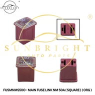 MAIN FUSE LINK NM 50A ( SQUARE ) ( ORG )