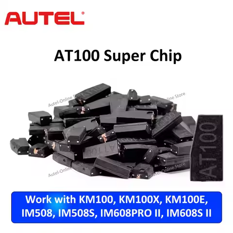 10PCS AUTEL AT100 Super Transponder Chip Compatible with Autel key programming tools including the K