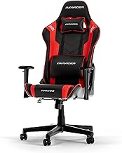 DXRacer (the Original) Prince P132 Gaming Chair, Faux leather, Black-Red, Up to 185 cm