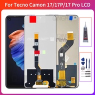 For Tecno camon 17 LCD CG6 CG6j Display Touch Screen Digitizer Assembly For Tecno camon 17P 17 PRO L