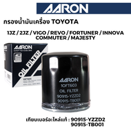AARON กรองน้ำมันเครื่อง Toyota สำหรับ Vigo Revo Fortuner Innova Commuter Majesty 1JZ 2JZ
