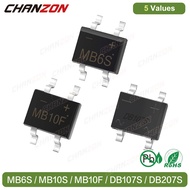MB6S MB10S MB10F DB107S DB207S SMD Diode Bridge Rectifier MBS MBF 0.5A 1A 2A 600V 1000V MB 6S 10S Si
