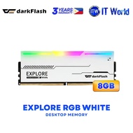 DarkFlash Explore RGB White 8GB DDR4 3200MHz UDIMM 3600MHz itw