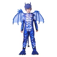 2024 New Style Halloween Children's Dragon Costume cosplay Frost Dragon Knight Role-Playing Dinosaur