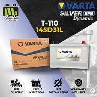 Installation Provided Varta T110 145D31L EFB Start Stop Car Battery Bateri Kereta Mazda CX5 2.2 Dies