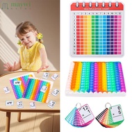 MAYWI Times Tables Flash Cards, Learning Tool Times Table Chart Multiplication Flash Card,  with Mul