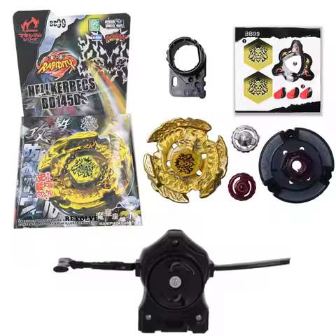 B-X TOUPIE BURST BEYBLADE kreis satan Hell Kerbecs BD145DS BB99 Hades metal Simple Packing + Black P