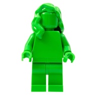 [Xiangle] {Doll} Brand New Lego Lego TLS105 Plain Doll Green (40516)