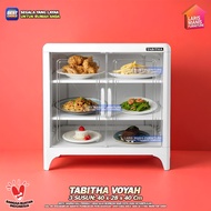 Rak Serbaguna Multifungsi Food Cabinet Naiba Bistro Tempat Penyimpanan Makanan Tertutup Transparan