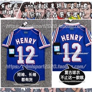 world cup jersey argentina jersey 1998 World Cup France Home Retro Jersey Blue Short/Long Sleeve No.