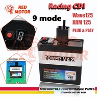 แข่ง 9 โหมด CDI Wave125 XRM125 ความถี่คู่ Powermax (4 ขา)