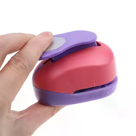 Stamp Border Stamp Shape Craft Punch Embossing Machine Round / Square Hole Punch Toothed Puncher Emb