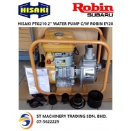 HISAKI PTG210 2" WATER PUMP C/W ROBIN EY20 ENGINE